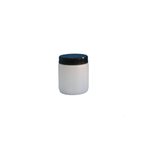 Boîte cylindrique de large bouche, avec obturador et couvre à spirale