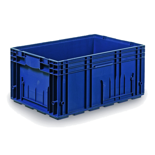Caisse KLT avec etiquetier intégré et de base VDA