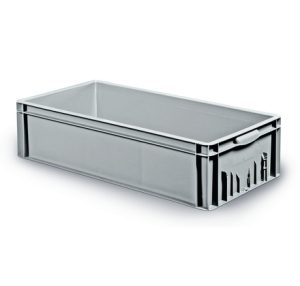 Euro-container solide avec etiquetier intregré