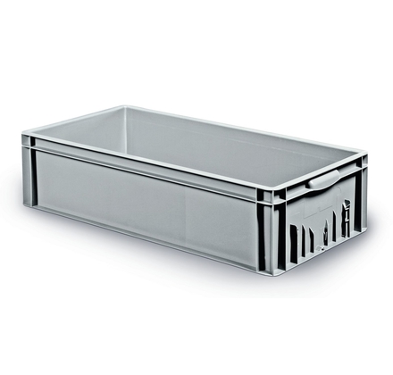 Euro-Contenedor sólido con etiquetero integrado 800x400x200