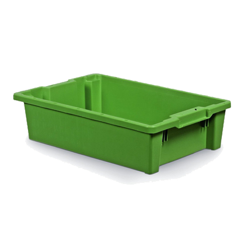Container empilable/emboîtable solide