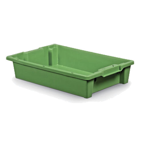 Contenedor apilable/encajable sólido 600x400x120