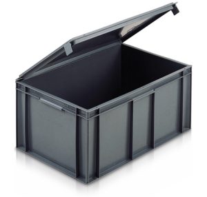 Solid euro container with lid
