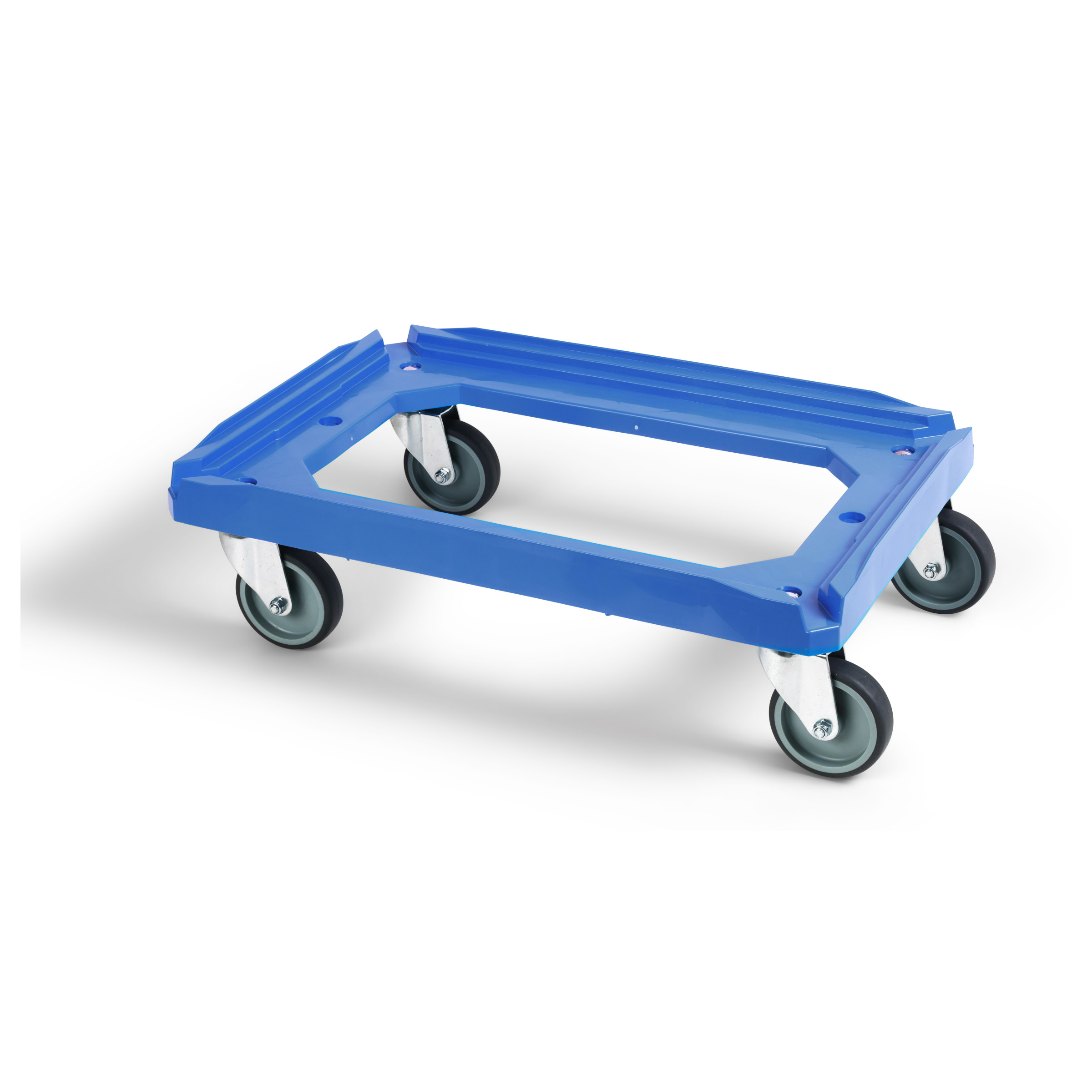 Chariot 3 niveaux 600x400 avec 4 roues rotatives