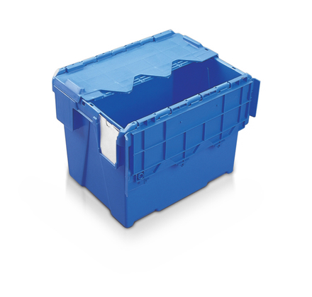 Caja apilable / encajable con tapa integrada 400x300x306