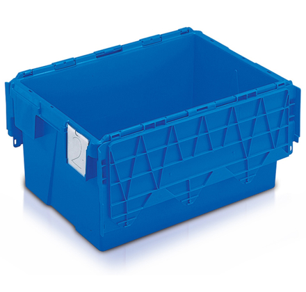 Caja apilable / encajable con tapa integrada 600x400x306