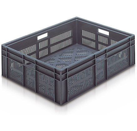 Perforated euro container