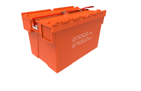 Caja con tapa integrada 400x300x306