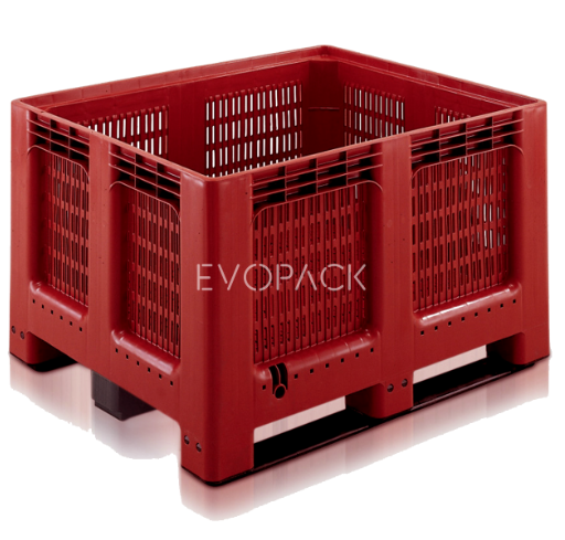 Palot GEOBOX 1200x1000x750 rejillado 3 patines