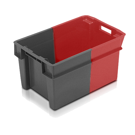 Caja apilable/encajable sólida 600x400x300