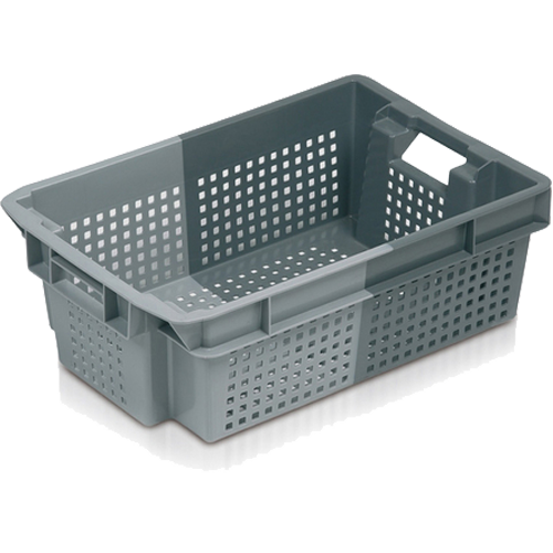 Caja fondo perforado y paredes rejadas 600x400x200