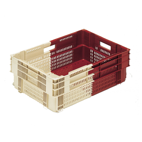 Caja fondo sólido y paredes rejadas 600x400x191