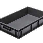 Solid stackable box