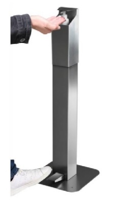 Stainless steel gel dispenser
